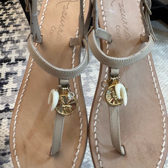 🇮🇹Flat Sandals with T-Strap and Ankle Buckle - Picture 3 of 8